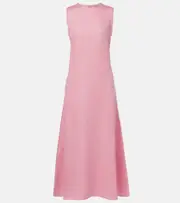 [Asceno] Asceno Tallin linen midi dress AU 14 pink