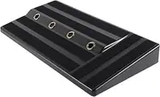 Milisten Effector Pedal Platform Guitar Effects Board Easy to Carry Stand Cable Organizing Guitar Pedal Case