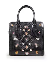Black Python Heroine Top Handle