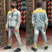 Men's Sandblast Fashion Denim Set ( Sold Separate )