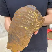 7.9lb Natural Tiger Eye Raw Stone Quartz Crystal Polished Specimen healing