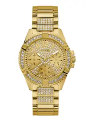 GUESS Gold Lady Frontier Crystal Watch