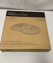 Pampered Chef Black Silicone Microwave Potato Chip Maker #1241 New in Box (2)
