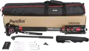 Avella Carbon Fiber Video Monopod Tripod Stand Kit With Fluid Head, Camera Stand