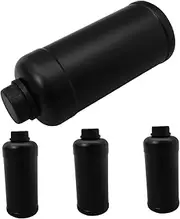 MUCKLILY 4pcs Bottles Chemical Storage Containers for Lab Use Empty Sample Bottles with Versatile Applications Reliable and Temperature Resistant