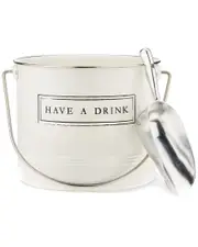 Twine 'Have A Drink' Ice Bucket And Scoop