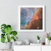 James Webb Space Telescope Orion Constellation Bar (NIRCam Image) Framed Poster