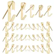 68 Sets Picture Hanger Assortment Wall Mounted Hanging Hook Wall Hanger Supply