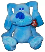 Ty Beanie Buddy - BLUE the Dog (Nick Jr. - Blues Clues) 8-9" NEW MWMTs Plush Toy