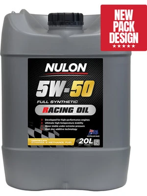 Nulon Full Synthetic 5W-50 Racing Engine Oil 20L (NRO5W50-20)