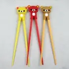 Silicone Bear Training Chopsticks Multi-color Chopsticks Training Tools Gift