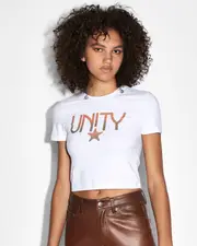 Buy Unity Star Baby Ss Tee White | Women's T-shirt | Ksubi | Ksubi ++