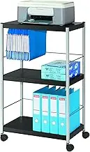 Paperflow Office Accessories DP3L.01 Multipurpose Table 3 Shelves Black