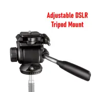 Camera video Adjustable Tripod pan and tilt head, 360 degree swivel