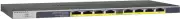 NETGEAR 8-Port Gigabit Ethernet Unmanaged PoE Switch (GS108PP) - with 8 x PoE...
