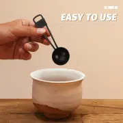 5 Pcs Black Measuring Spoons Set Cups and Kitchen Gadgets Dry