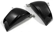 Caliper Radiator Fit for Ducati Supersport S 939 750 900 Motorcycle Front Caliper Radiator Cover Air Ducts Brake Cooling Mounting(Gloss- Carbon Fiber)