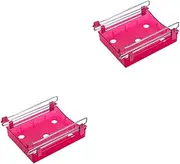 Cabilock 2pcs Drawer Refrigerator Slide Rail