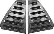 Compatible for VW Accessories Golf 6 MK6 GTI R GTD 2008-2012 Rear Side Window Louvers Air Vent Scoop Shades Sticker Car Accessories(Carbon Look)