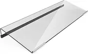 Acrylic Tilted Computer Keyboard Stand for Ergonomic Typing, Keyboard Tray Holder with Silicone Non-Slip Case