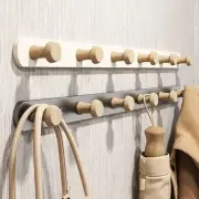 Traceless Coat Rack Wall Mounted Clothing Hook Durable Row Hook Shower Room