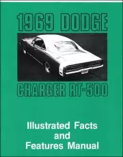 1969 Dodge Charger / Charger RT / Charger 500 Illustrated Facts And Features