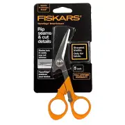 Fiskars Fabric Scissors Premium RazorEdge Seam Ripper for Tabletop Cutting 5"