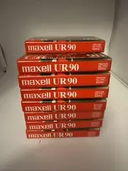 MAXELL Audio Cassette Tapes 90 Minutes Normal Bias UR Recording Tape 13 PCs