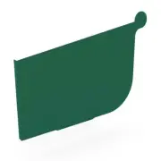 VIC NEW Stratco Quad Gutter 125 Stop End Caulfield Green