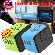 International Universal Travel Adapter 3 USB Type C Power Charger Plug Converter
