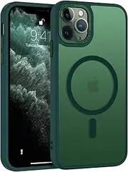 BENTOBEN Case for iPhone 11 Pro, Skin-Friendly Touch Slim Shockproof iPhone 11 Pro Case Supports Magnetic Wireless Charging, Full-Body Protective Phone Case for iPhone 11 Pro 5.8 inch, Green