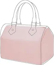 DGAZ Purse Pillow Shaper Insert for LV Speedy 16/New16/20/25/30/35/40/45 Bags, Silky Pillow Shaper for Luxury Handbags(Pink,SP40)
