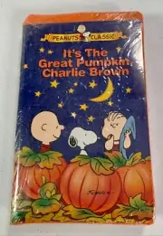 Peanuts Classic VHS It's The Great Pumpkin Charlie Brown Sealed Clamshell