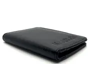 HAARLEM Men KUZE 21200 Leather Mini Wallet Black