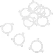 HEALEEP 10 Pcs Lamp Shade Reducing Rings Adapter for Easy Conversion of Light Fixtures Quick Installation Flexible Usage for Various Bulb Types