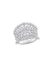 14K 1.18 ct. tw. Lab Grown Diamond Crown Wide Ring