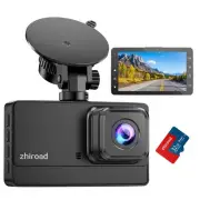 Dash Cam 1080P FHD Front Dash Camera for Cars, Dashcam with 176°Wide Angle, N...