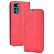 For Motorola Moto G22 4G/Moto E32s 4G Retro Bump Proof Wallet Cover Mosaic Auto Closing Phone Case