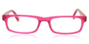 Rectangle Full Rim Plastic Men's Glasses Pink Size +1.00 - Lenses Included - Private Health Rebate - Blue Light Block Available - SmartBuy Readers