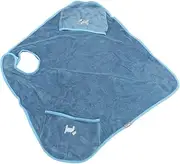 DRESSOOS Dog Bathrobe Towel Pet Bathing Clothes Absorbent Cat Drying Wrap Pet Supplies Comfortable Flannel Bright Colors