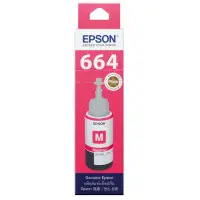 在飛比找momo購物網優惠-【EPSON】664 原廠紅色墨水罐/墨水瓶 70ml(T6