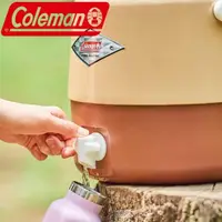 在飛比找momo購物網優惠-【Coleman】4.9L 經典飲料桶 胡桃黃(CM-384