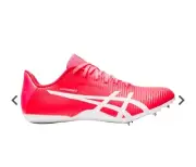 Mens 10 ASICS Hypersprint 8 Track and Field Shoes Red Sprint