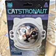 Toysmith Catstronaut Cat Squishy Stress Ball Cat Outer Space Toy Funny Cats