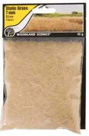 Woodland Scenics Static Grass Straw 7mm # FS624