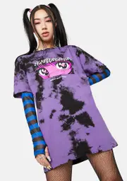 [Know Bad Daze] Heartbreaker Tie Dye Graphic Tee