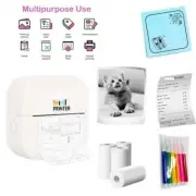 Mini Wireless Printer - Compact, Portable, USB Rechargeable Thermal Printer