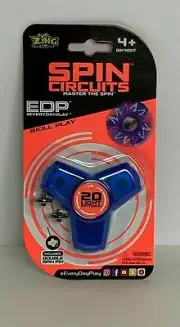 Zing Spin Circuits Skill Play 20 Light Patterns(Blue) + Double Spin Pin Spin Toy