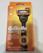 Gillette Fusion5 Power Razor for Men, 1 Gillette Power Razor Handle + 1 Blade