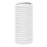 3/8"x50ft Elastic Polyester Marine Grade Bungee Cord for Kayak Tent, White